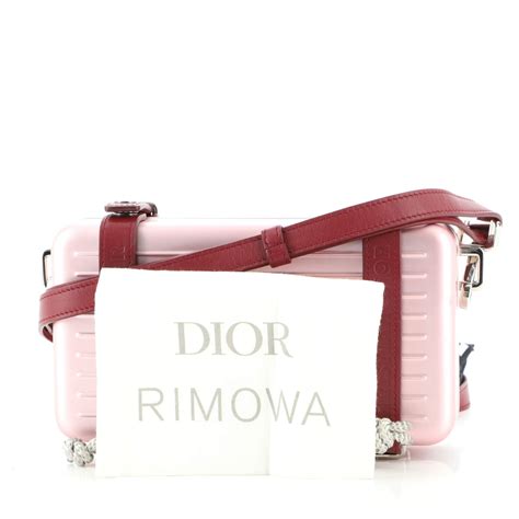 dior and rimowa personal clutch price|christian Dior aluminum clutch.